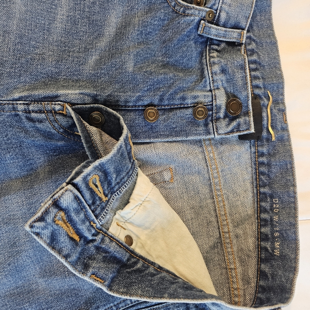 Saint Laurent 2017 Signed Pocket Blue Jeans 100% AUTHENTIC size M/30 - Picture 10 of 16